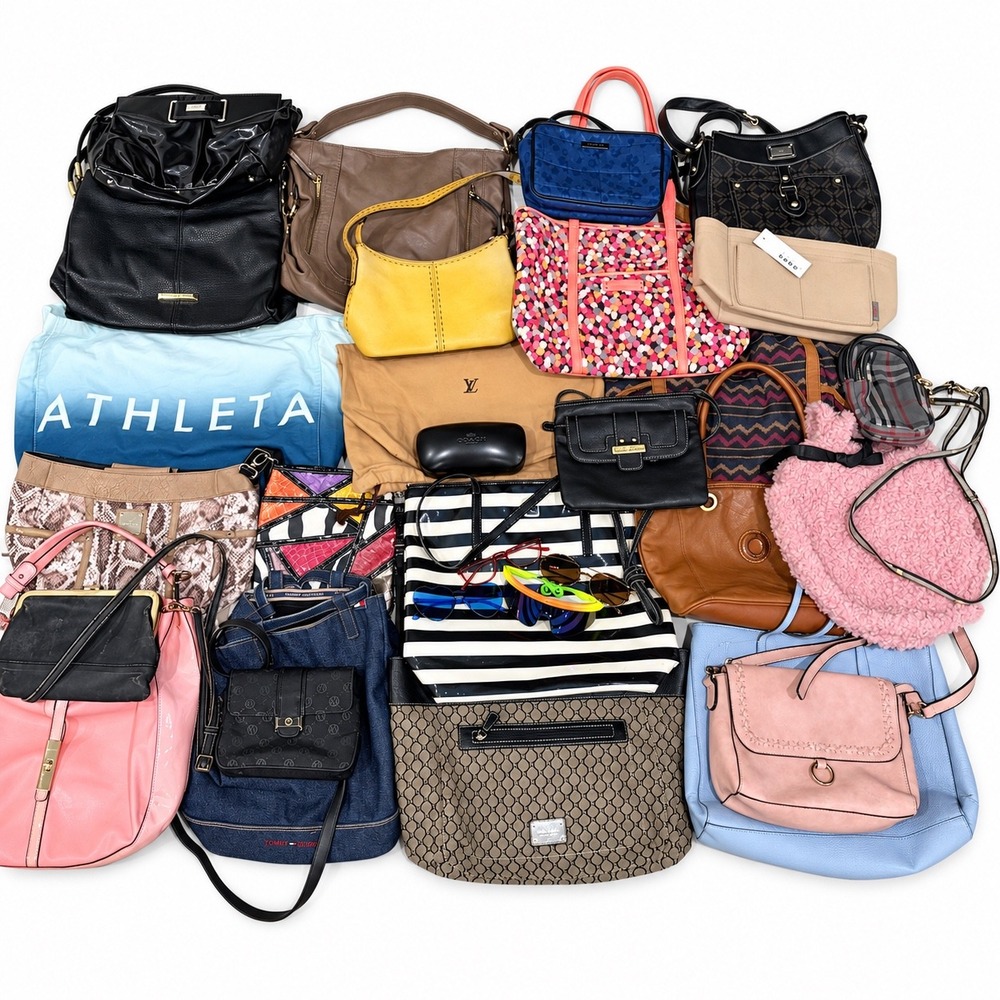 Coach, Louis Vuitton, Kate Spade Bag Wallet Wholesale Reseller Lot 30 Pieces